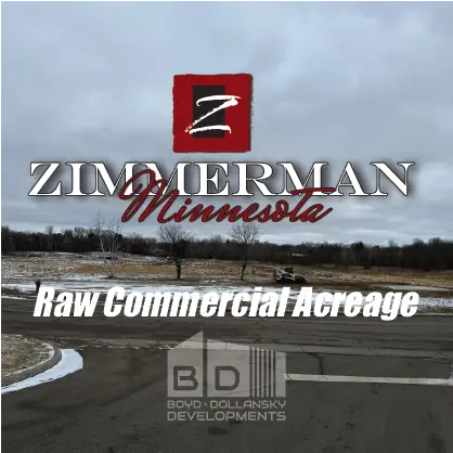 Raw commercial land available in Zimmerman, Minnesota