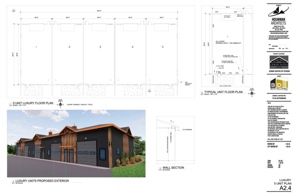 Luxury Suites basic plan by Houwman Architects